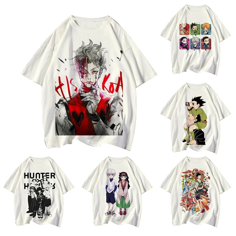 HUNTER×HUNTER ハンターハンターヒソカクロロアニメTシャツ